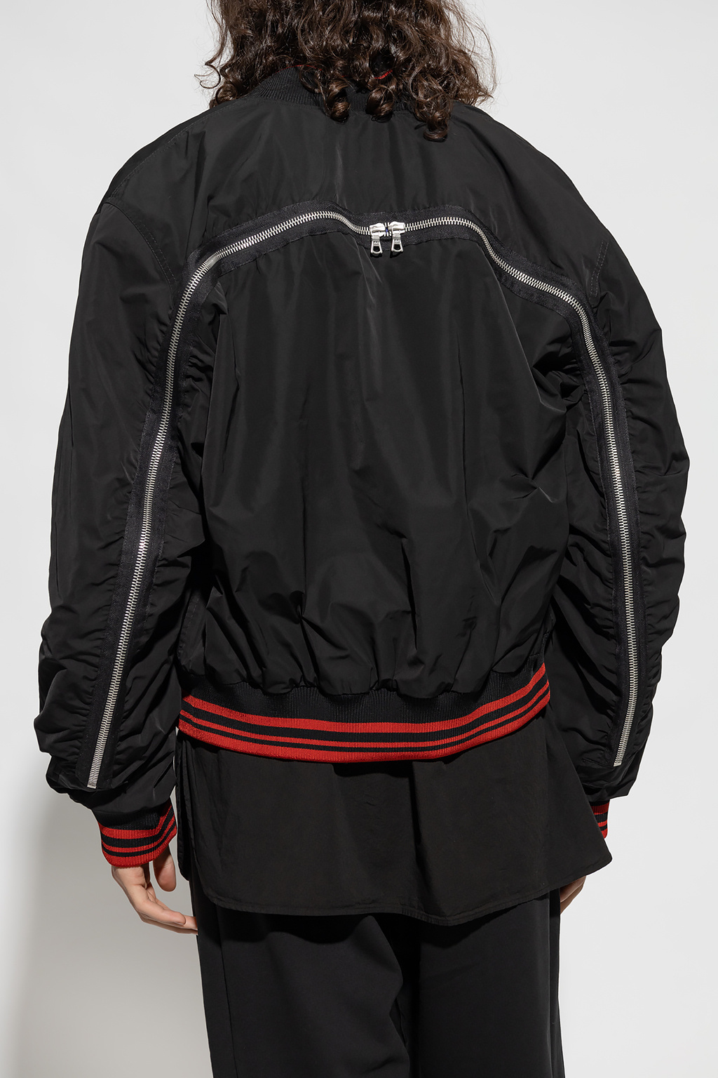 Dries Van Noten Standing Collar Casual Jacket In Black