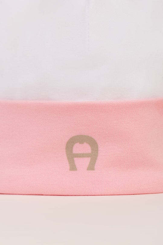 Aigner Logo Hat In White