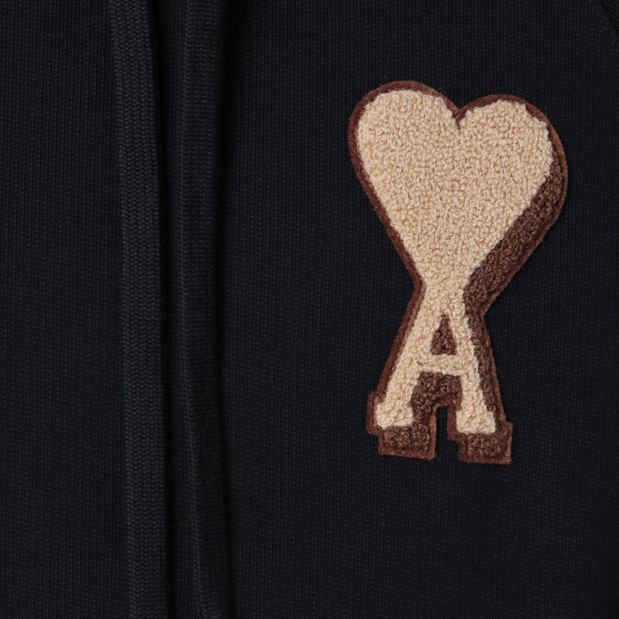 Ami Alexandre Mattiussi Long-sleeved Sweatshirt In Black