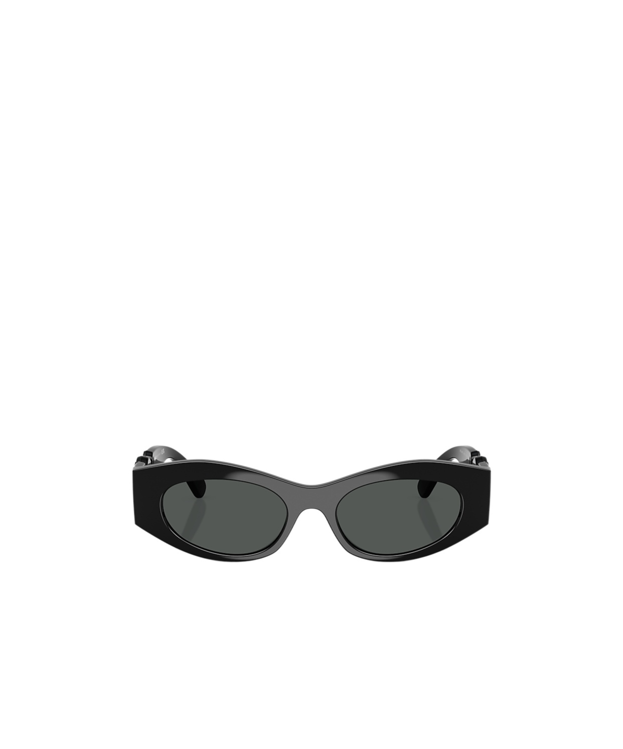 Versace Logo Sunglasses In Black