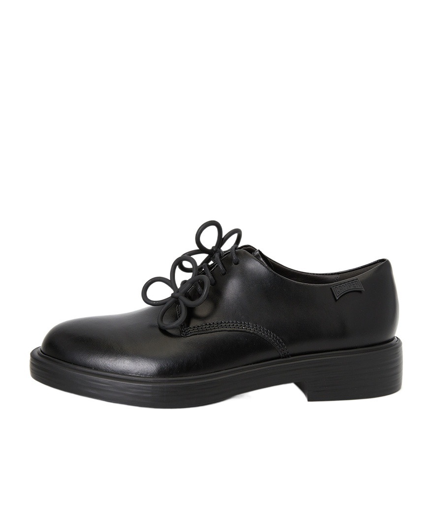 Camper Dean Floral-lace Brogues In Black