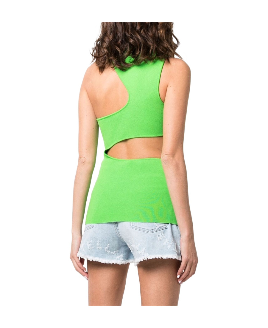 Stella Mccartney Compact Knit Top In Green