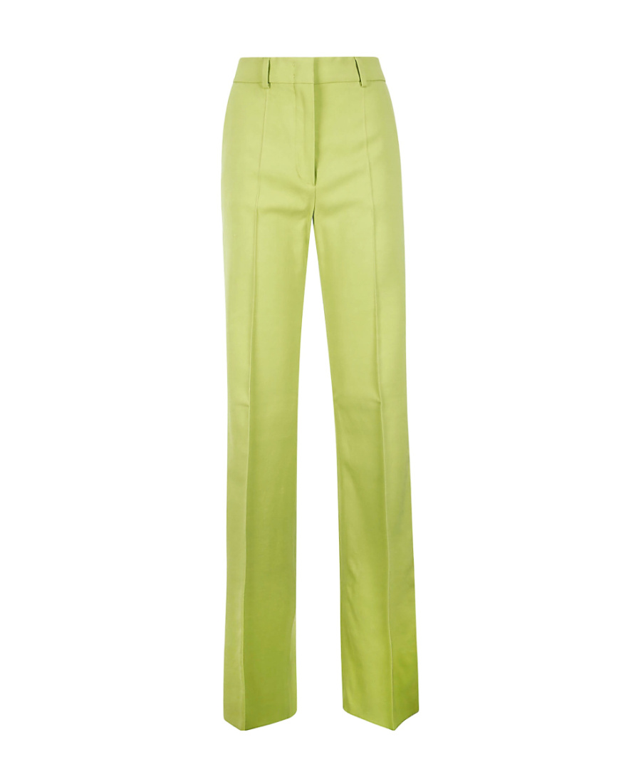 Sportmax Tailored Flared Trousers In Green