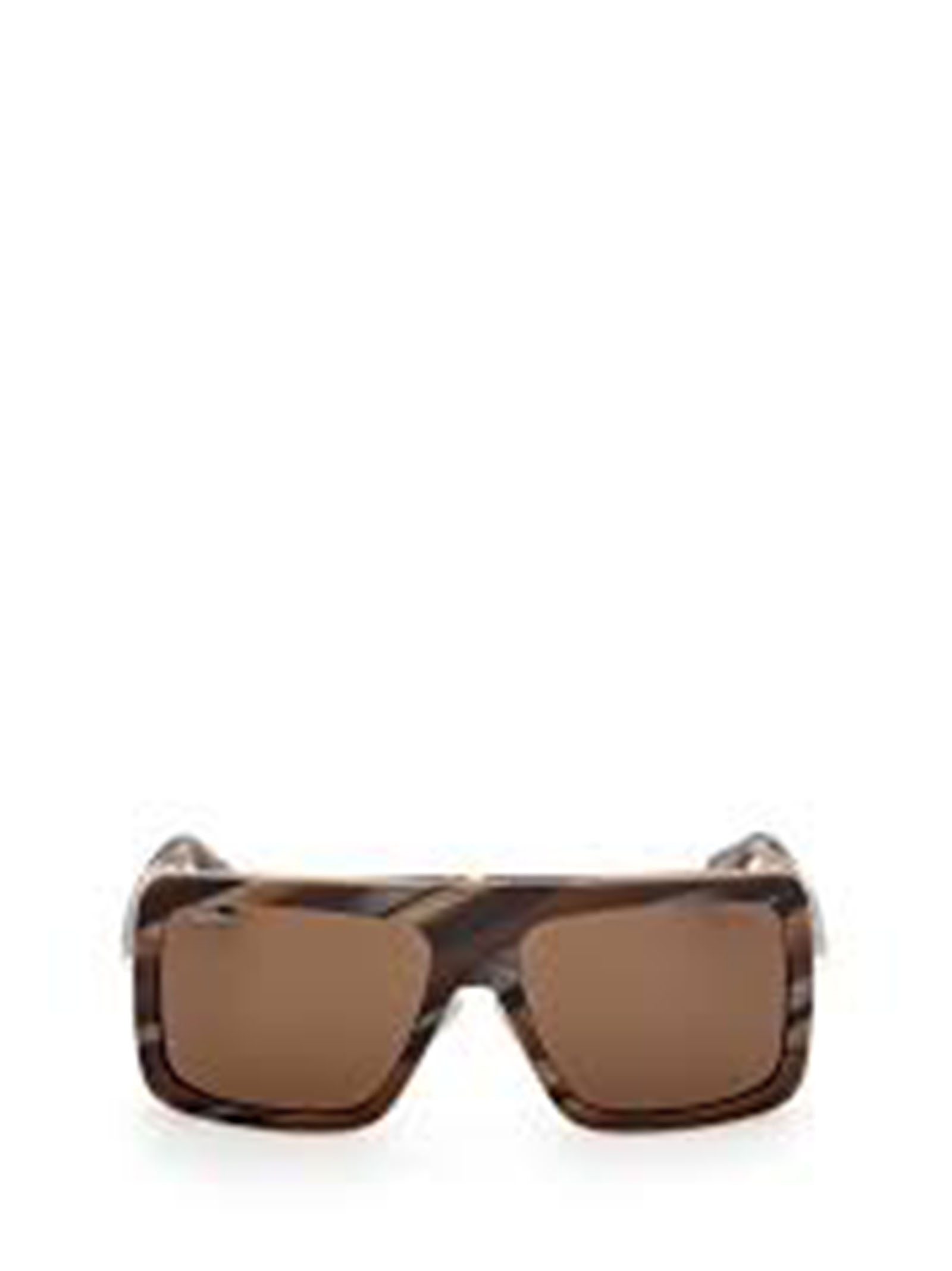 Max Mara Rectangle-frame Sunglasses In Brown