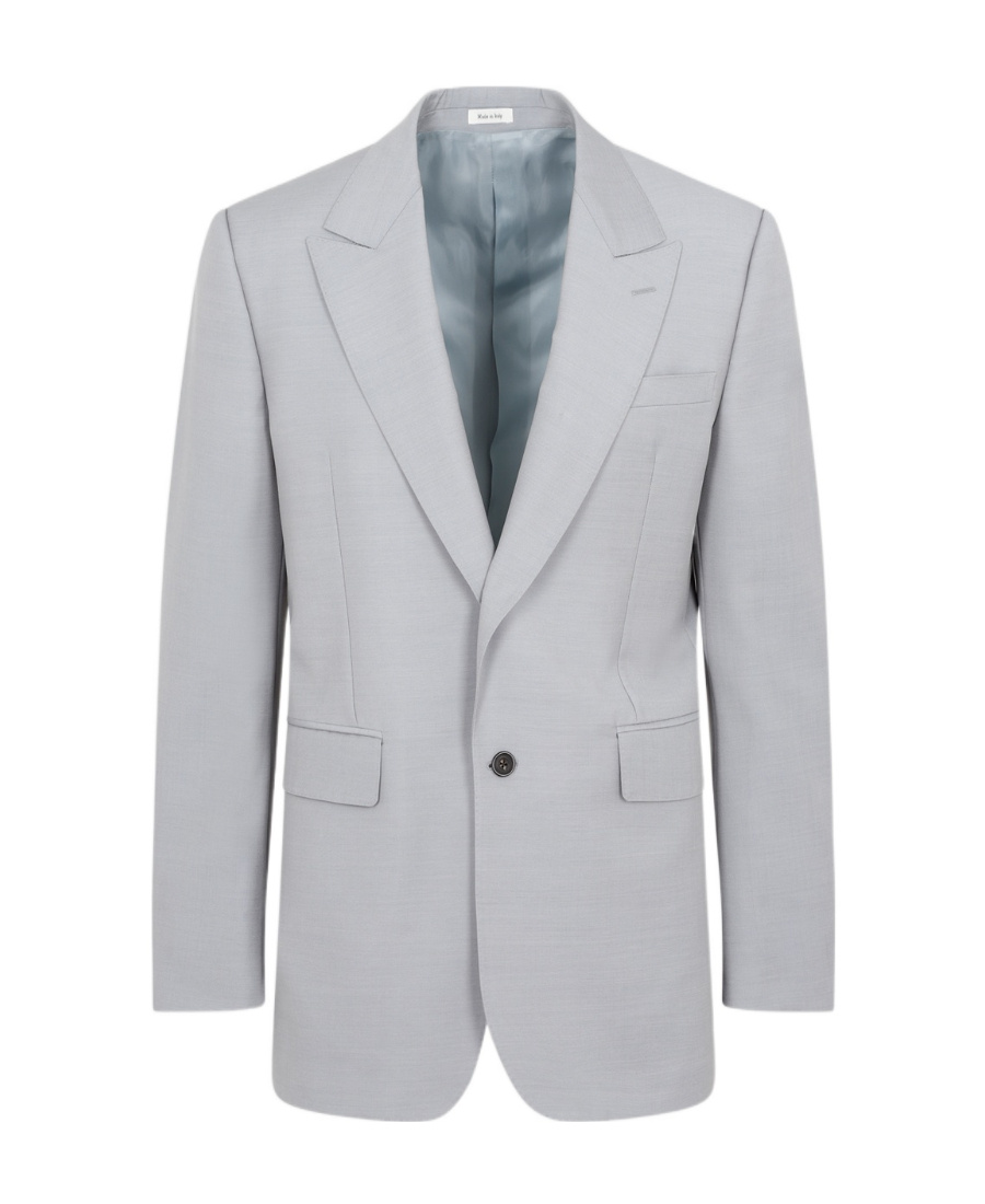 ALEXANDER MCQUEEN PEAK-LAPELS SINGLE-BREASTED BLAZER