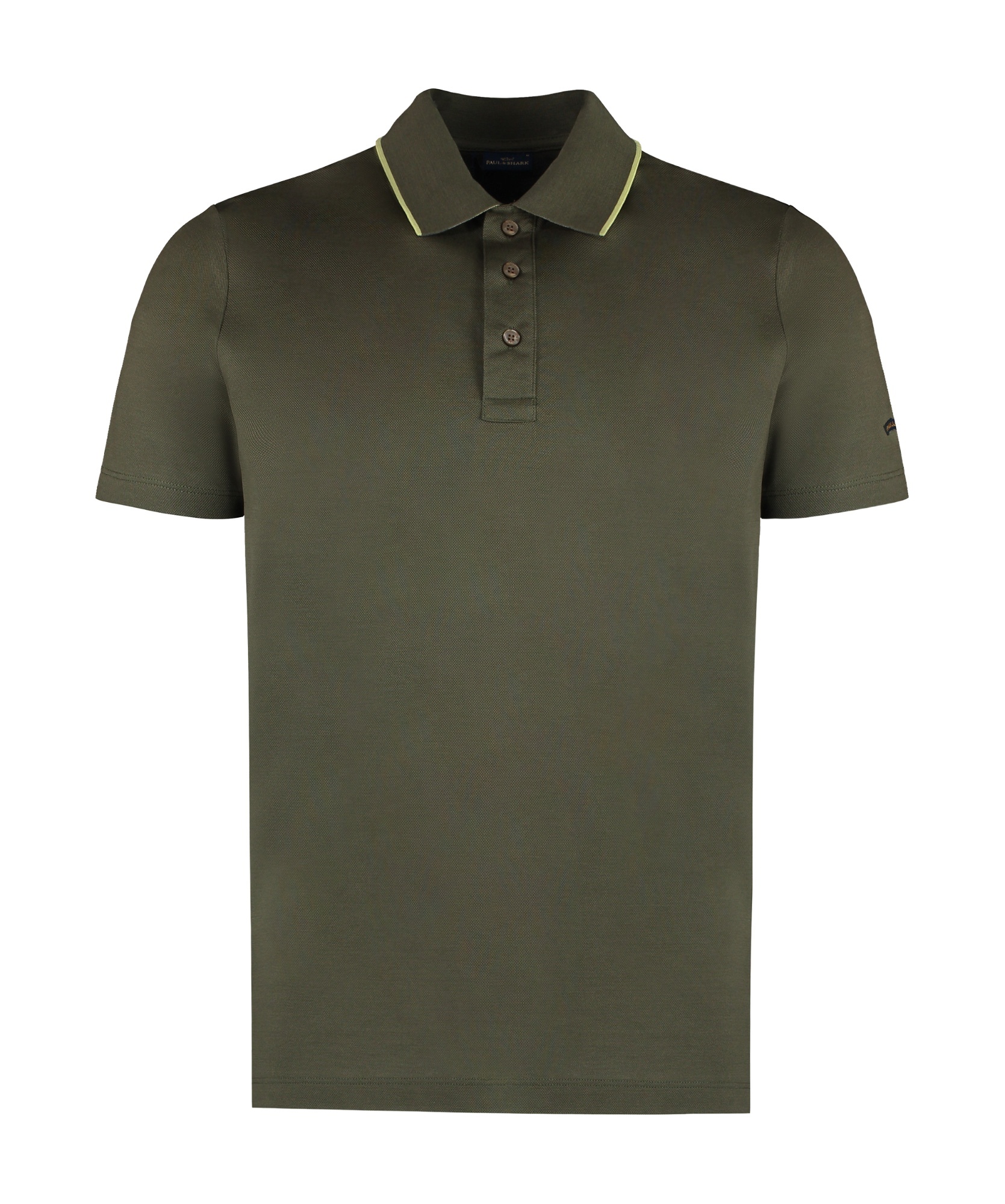 Shop Paul & Shark Paul Shark Short Sleeve Polo Shirt In Green