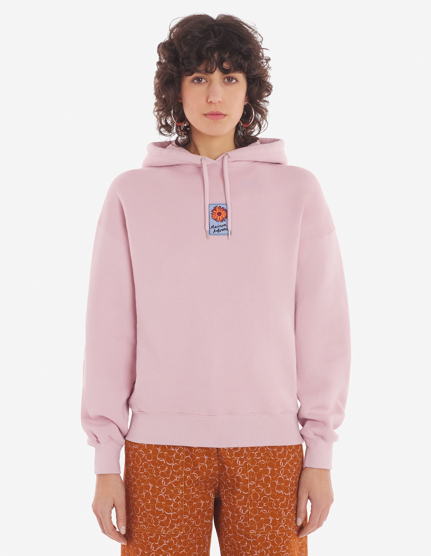 MAISON KITSUNÉ LONG SLEEVED HOODED HOODED SWEATER 