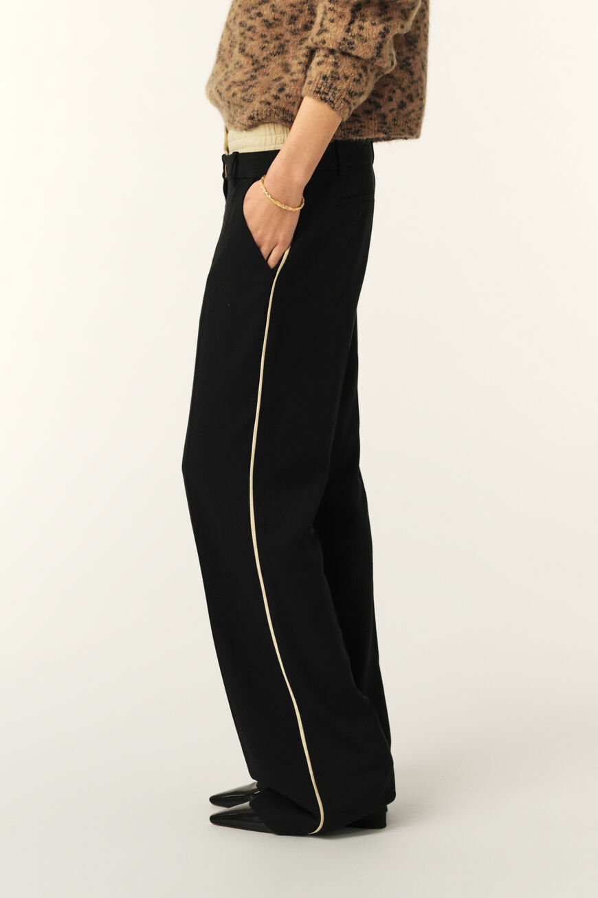 Bash Wide-leg Pants In Black