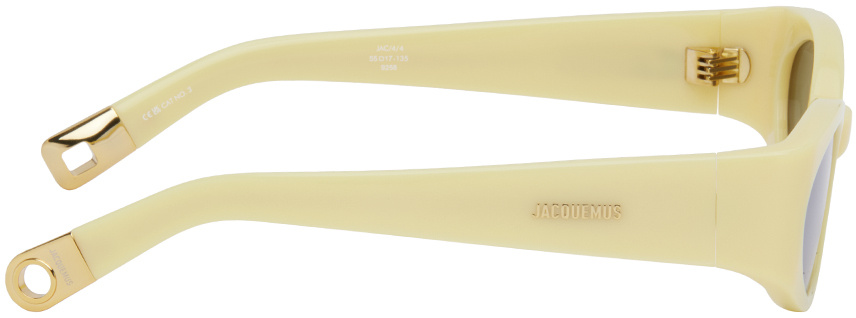 Jacquemus Oval Frame Sunglasses In Green