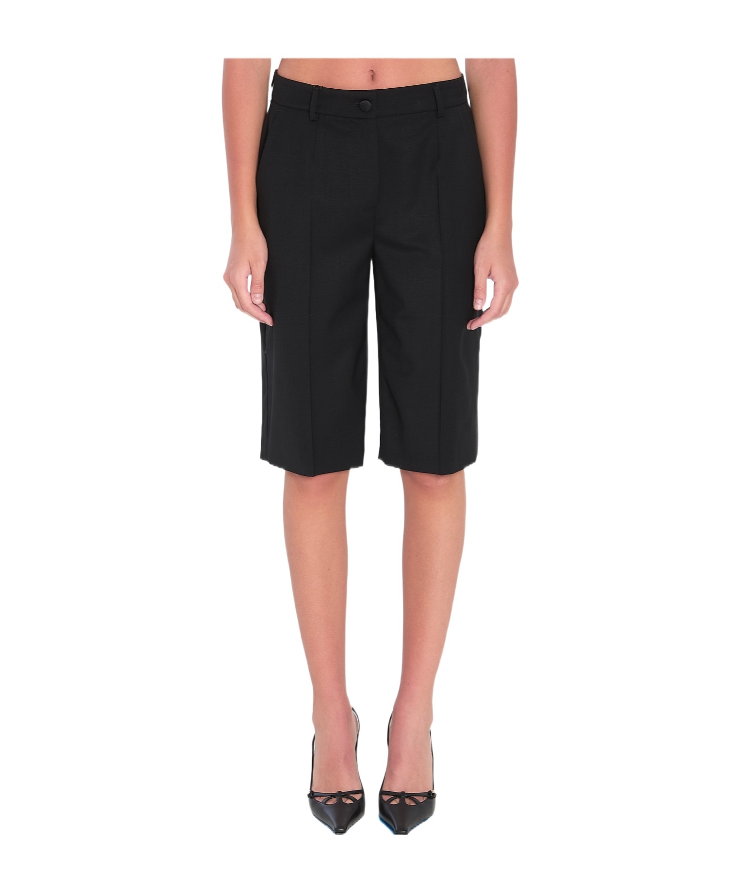 Dolce & Gabbana Bermuda Shorts In Black