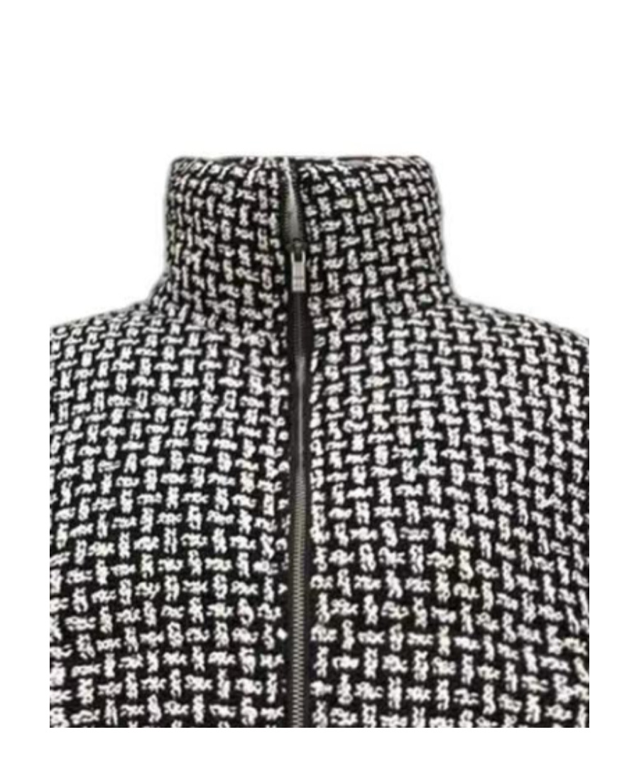 Charlie Luciano Logo Down Jacket In Black