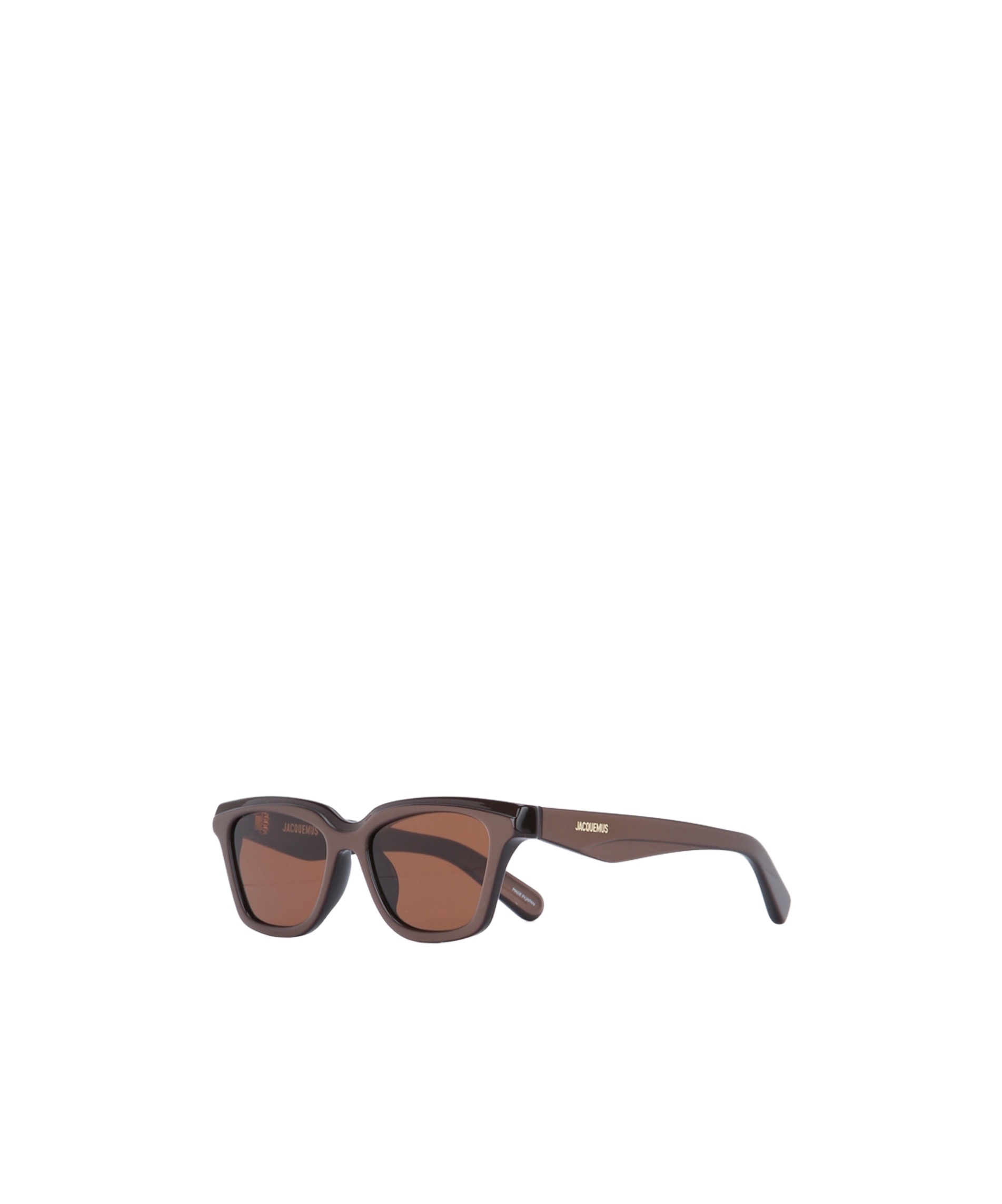 Jacquemus X Linda Farrow Carre Sunglasses In Brown