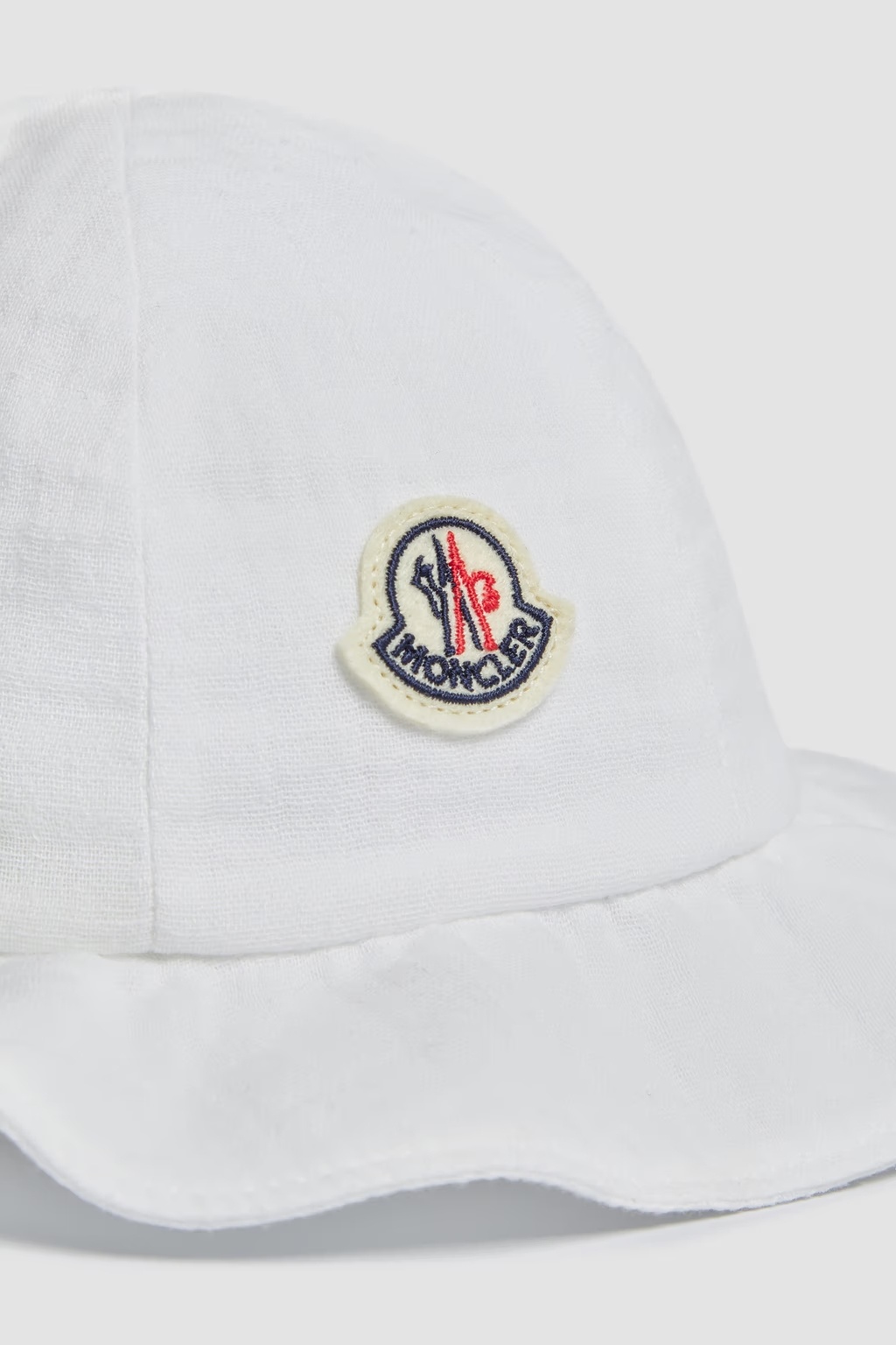 Moncler Logo-patch Bucket Hat In White