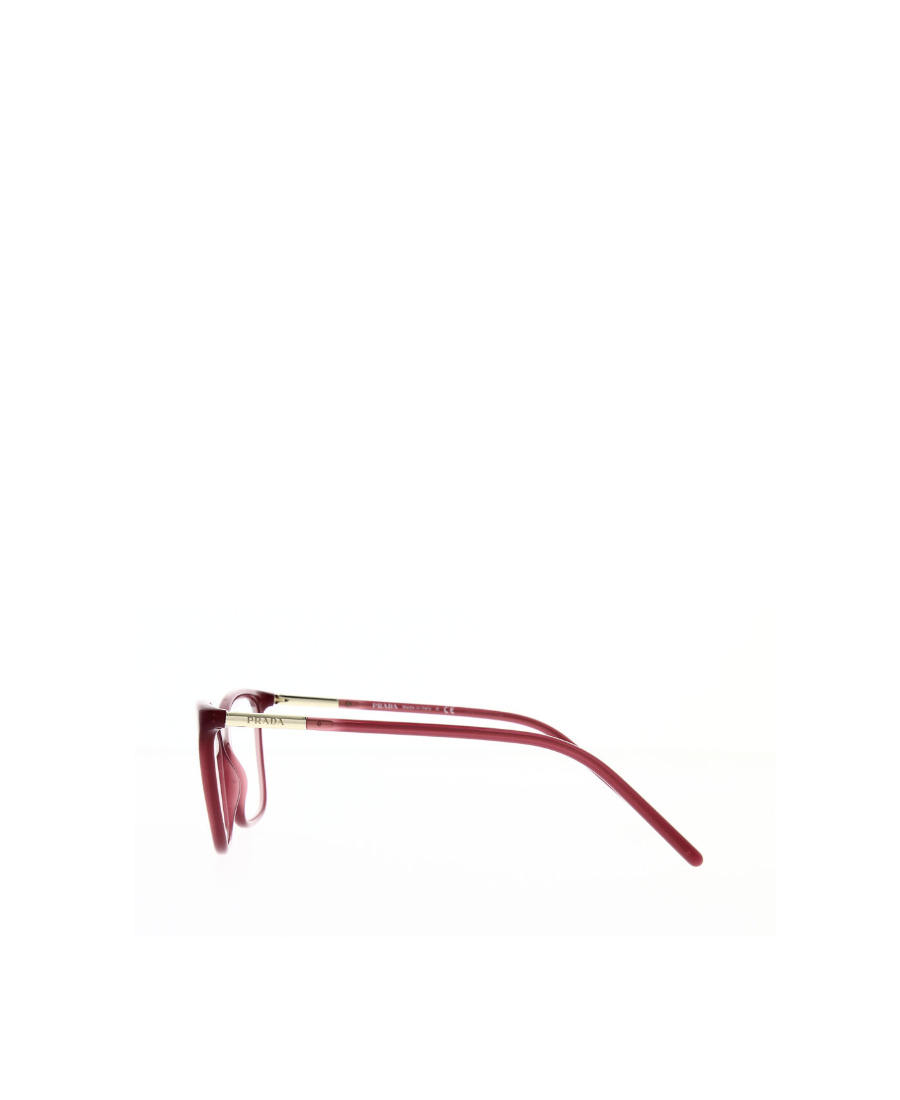 Prada Logo Flat Mirror In Red