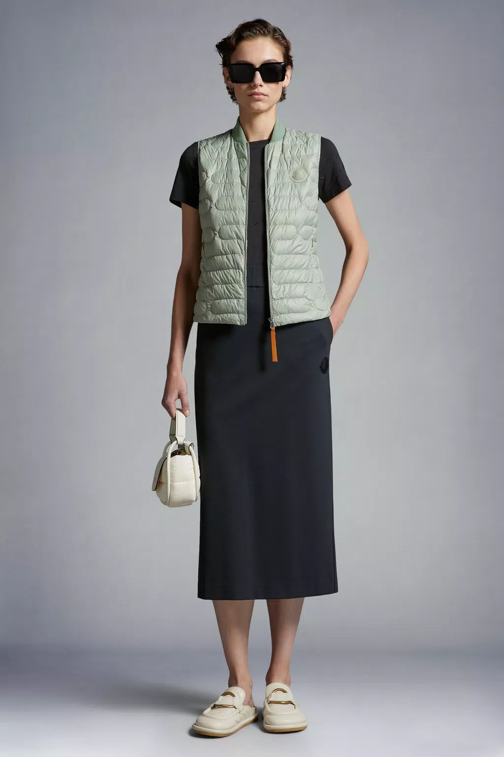 MONCLER MIDI SKIRT