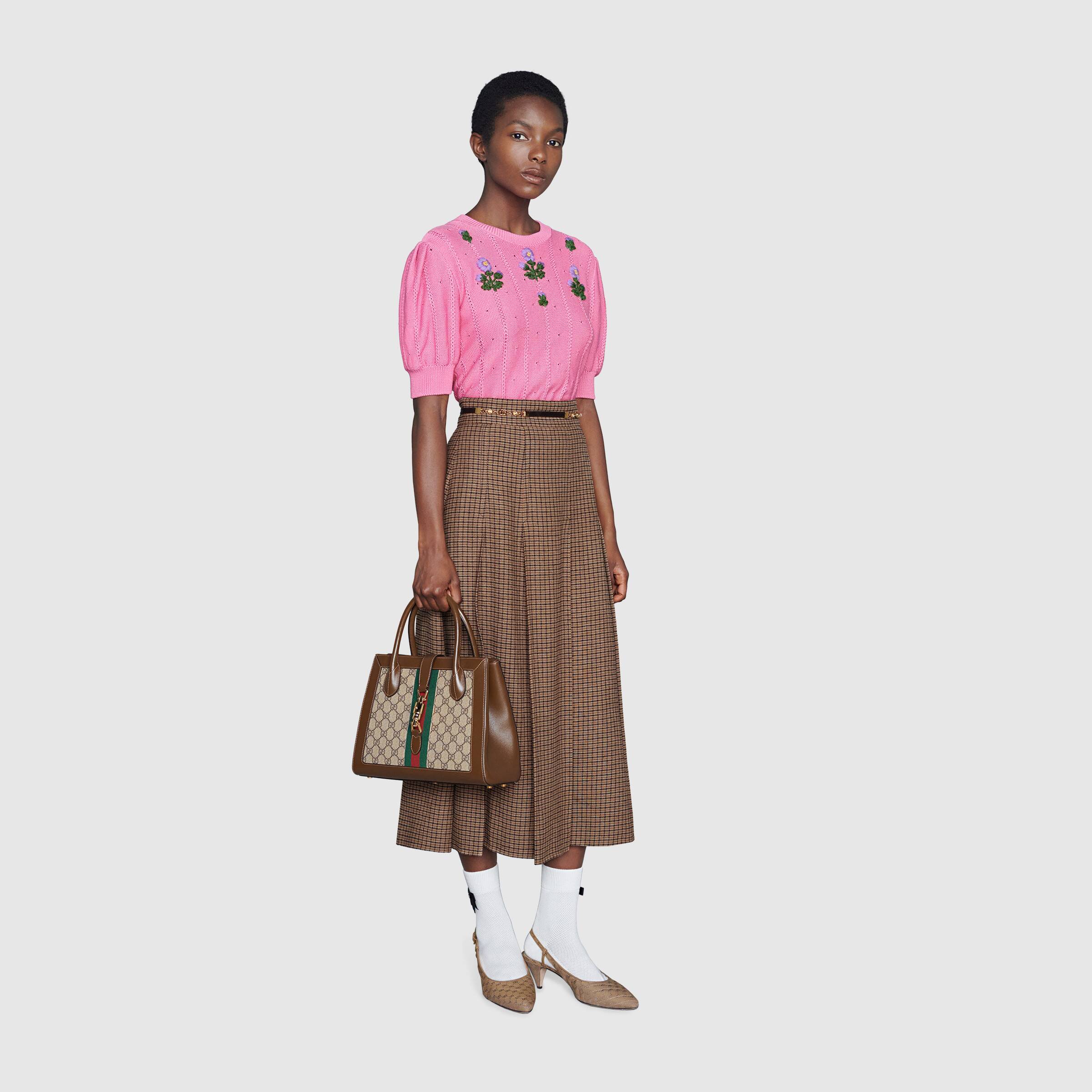 Gucci Medium Jackie 1961 Tote Bag In Multicolor