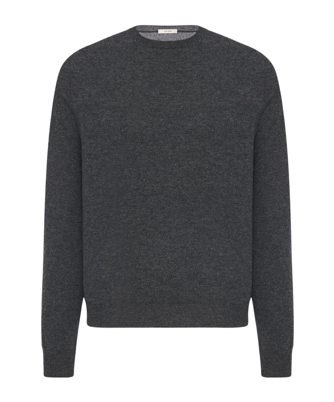 The Row Rowley Cashmere Sweater In Dark Gray
