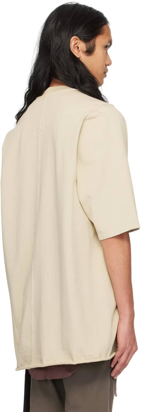 Rick Owens Drkshdw Jumbo Cotton T-shirt In Gray