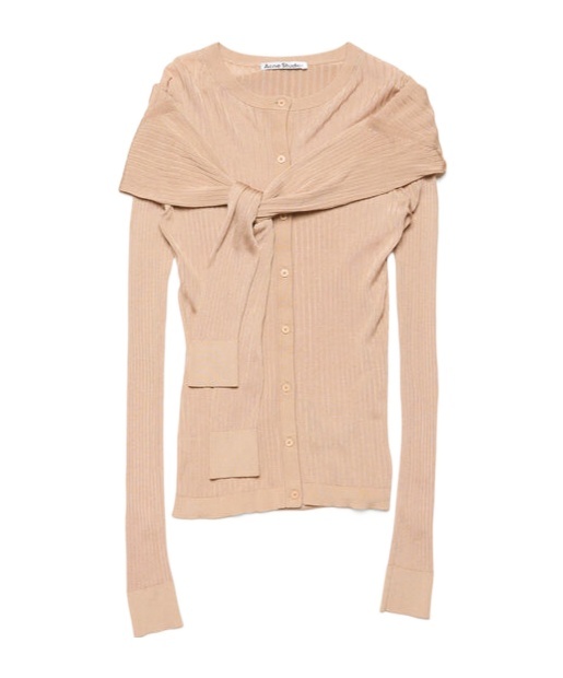 Acne Studios Ribbed-knit Cardigan