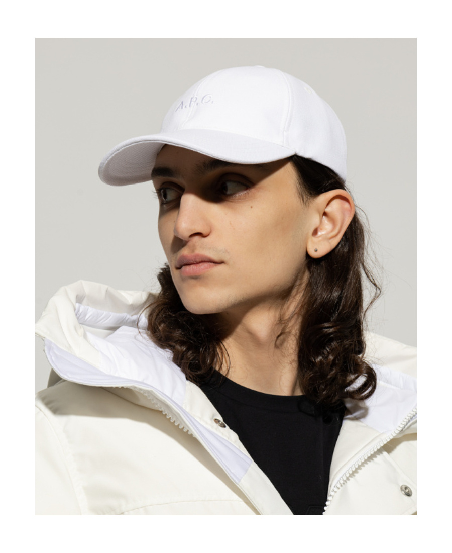Apc Logo-embroidered Cap In White