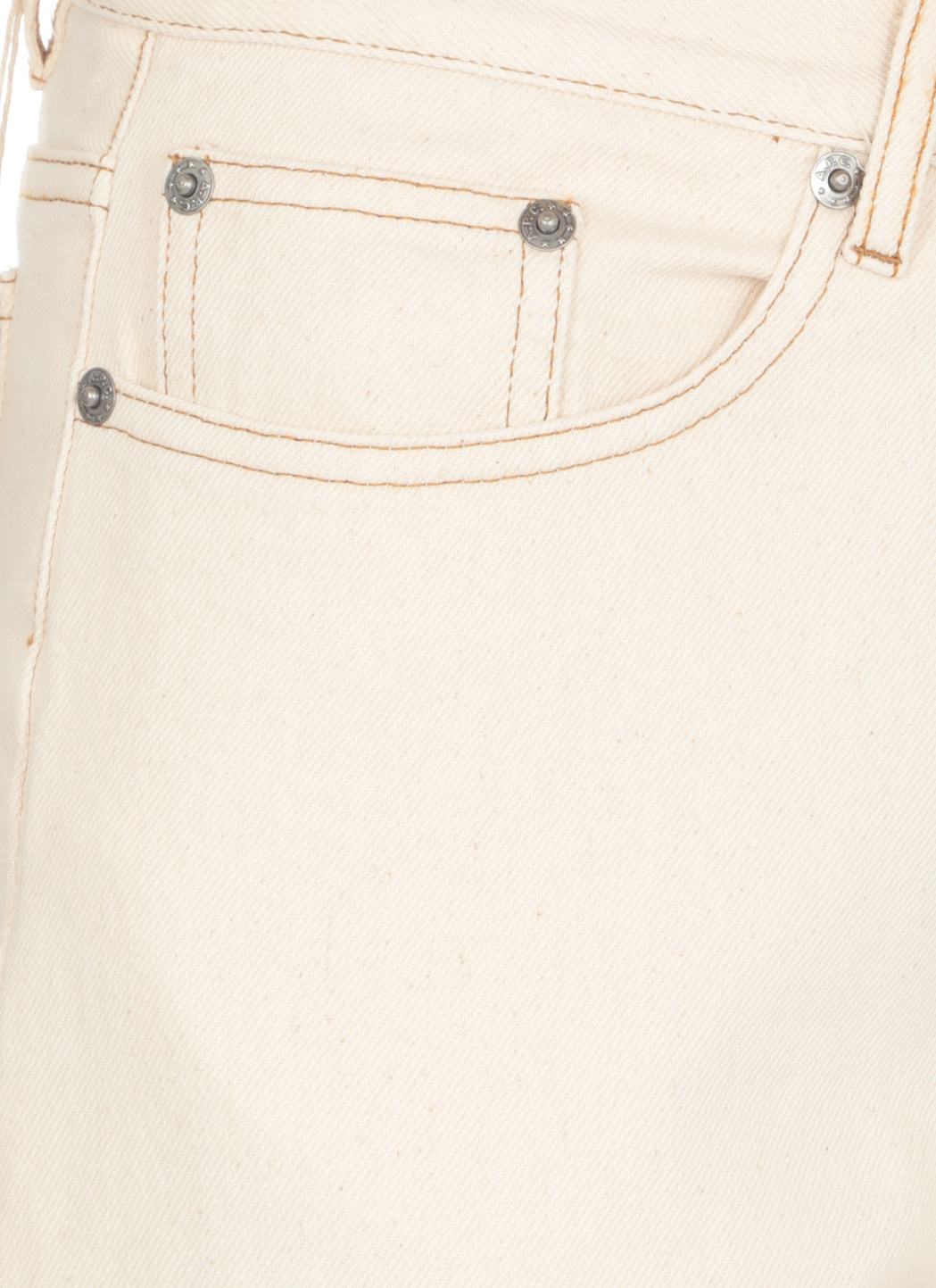 Apc Straight-leg Cropped Jeans In White