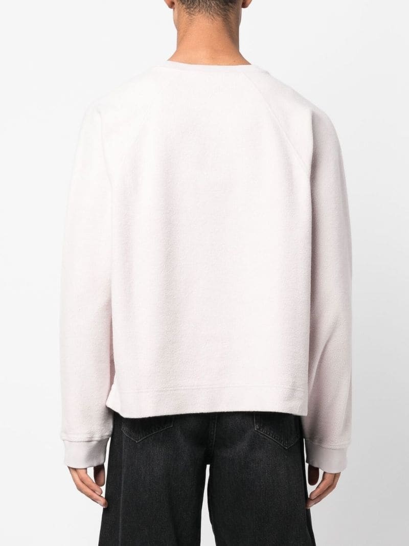 ACNE STUDIOS ACNE STUDIOS LOGO EMBROIDERED CREWNECK SWEATSHIRT