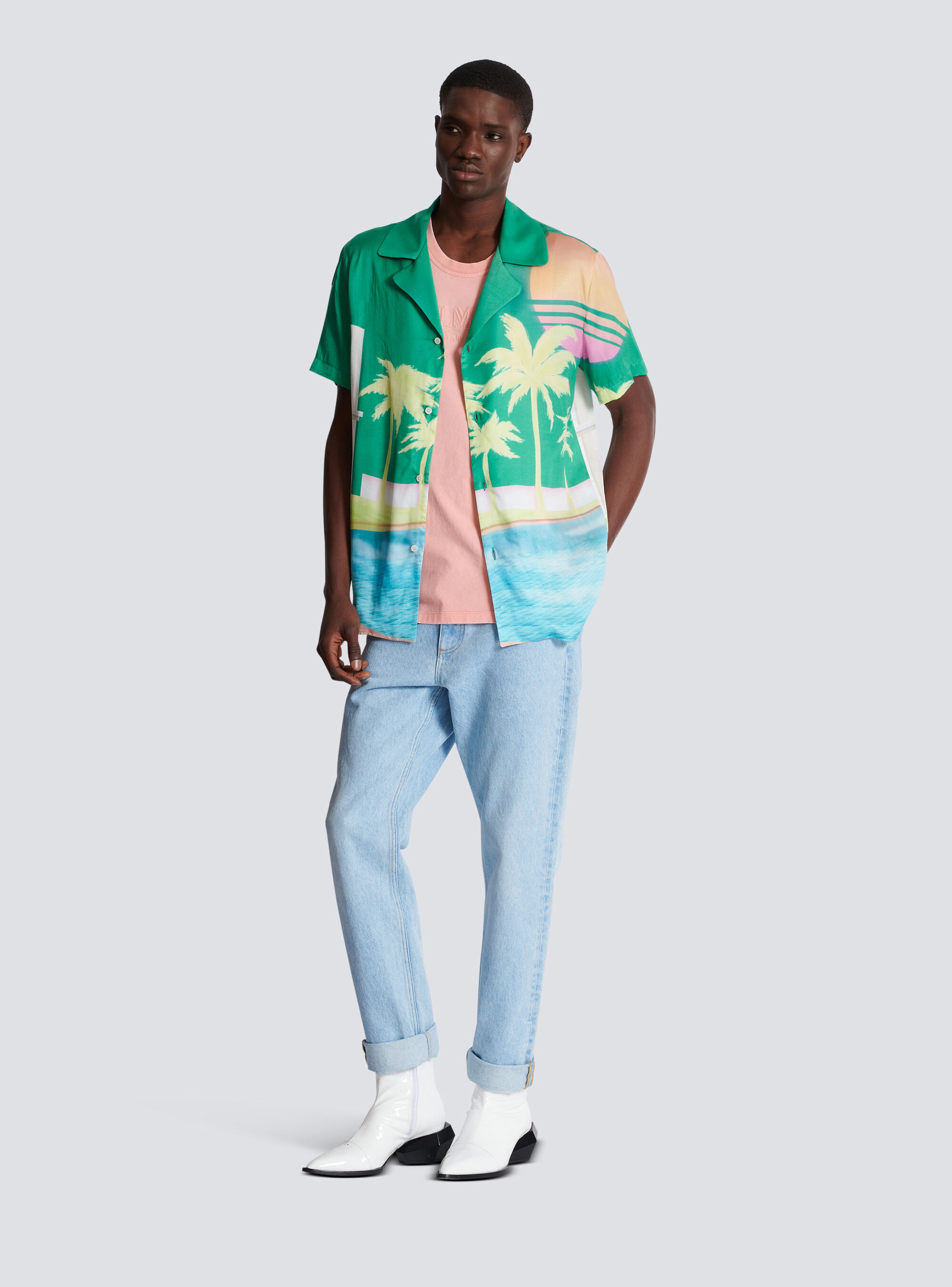 Balmain Mid-rise Straight Jeans In Blue