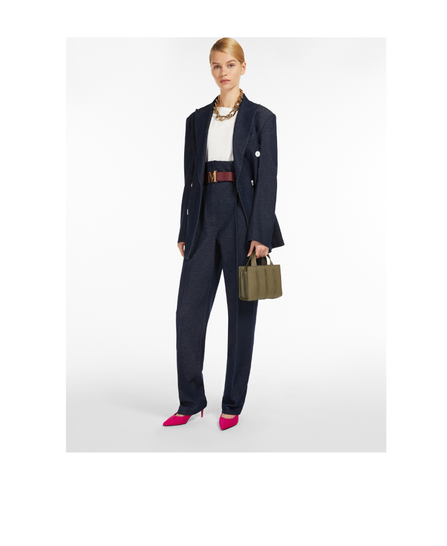 Max Mara Logo Details High Heels In Pink