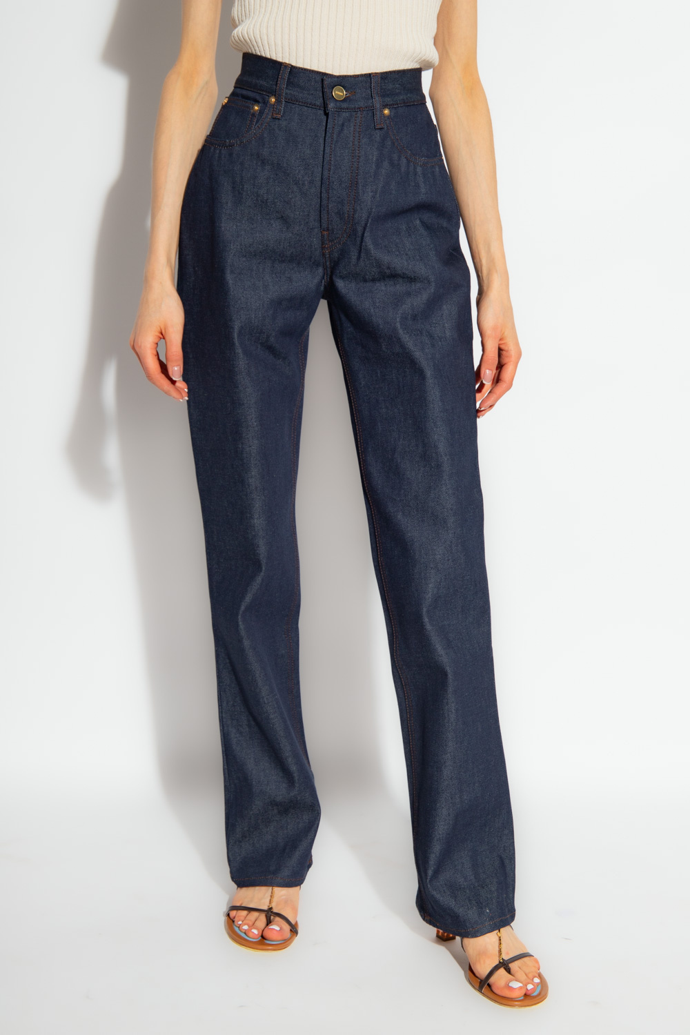 Jacquemus Le De Nîmes Flared Jeans In Black