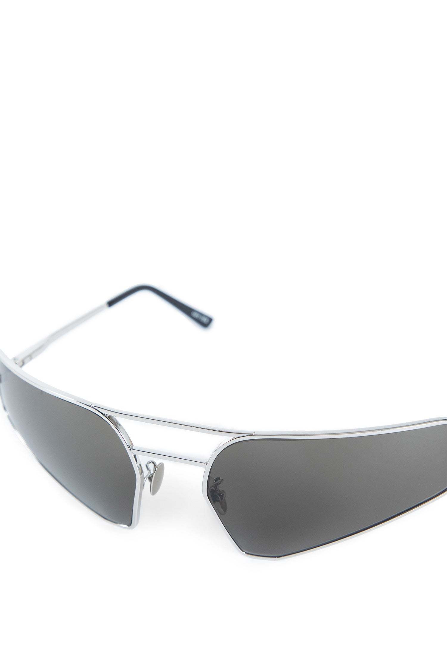 Rick Owens Full Frame Sunglasses In Metallic