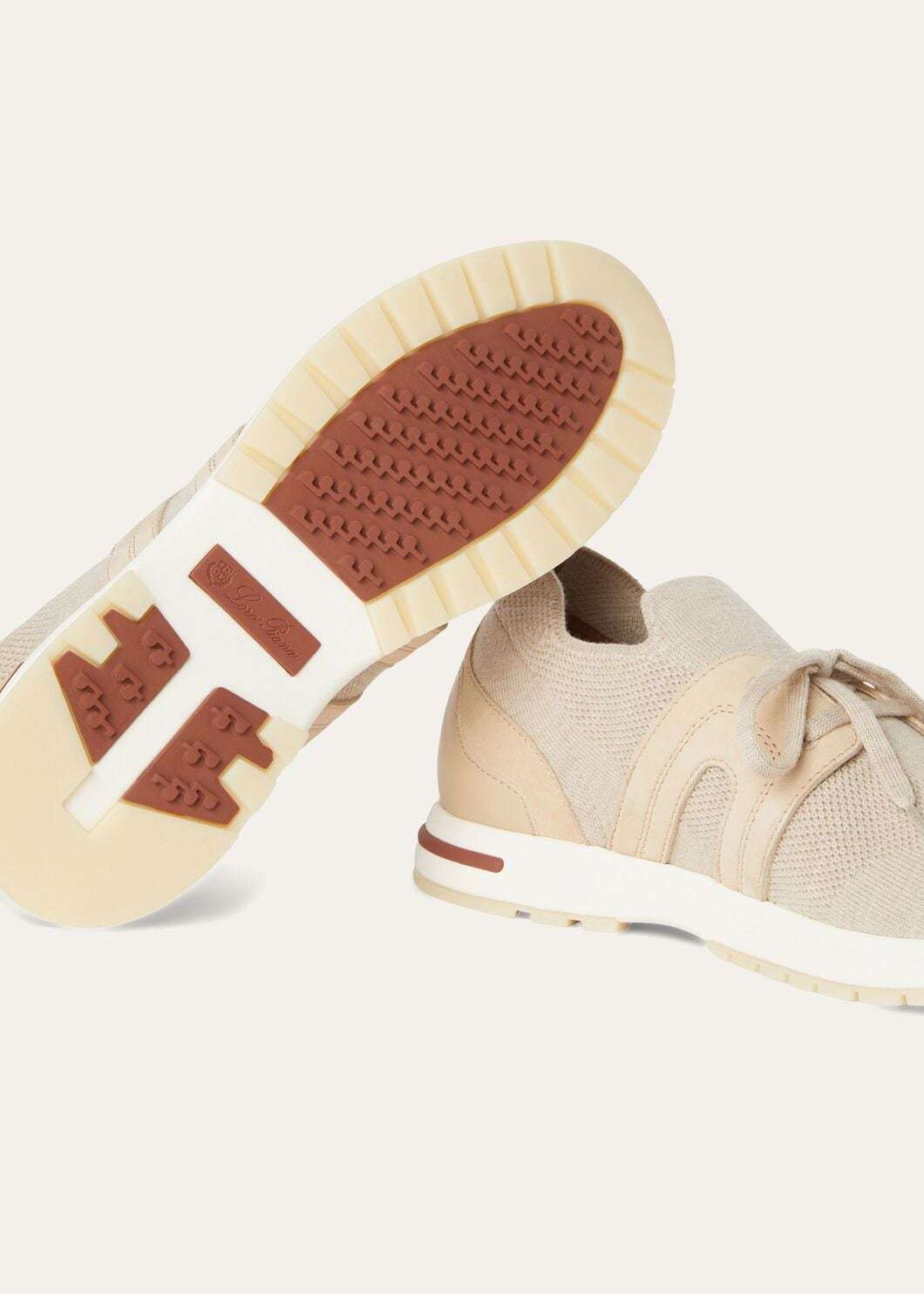 Loro Piana 360 Lp Flexy Walk Sneakers In Nude
