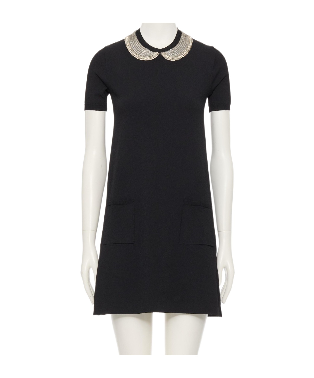 Valentino Short-sleeved Dress In Black