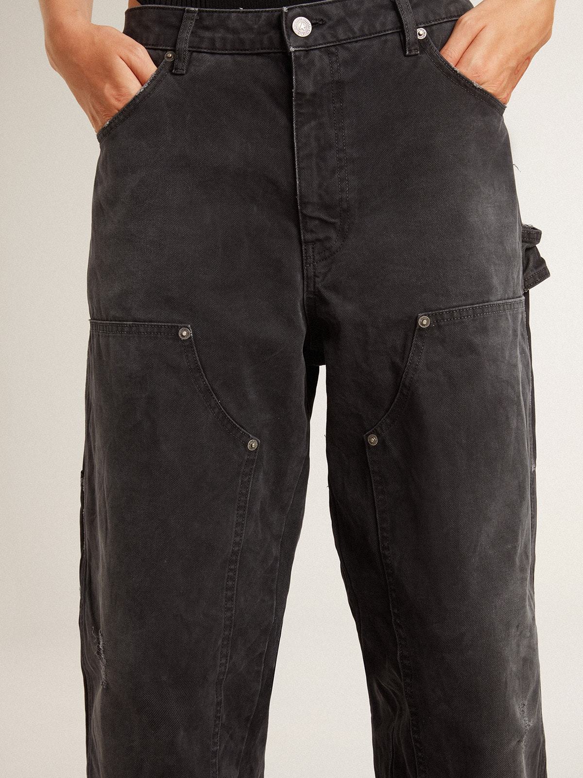 Golden Goose Ripped Jeans In Black
