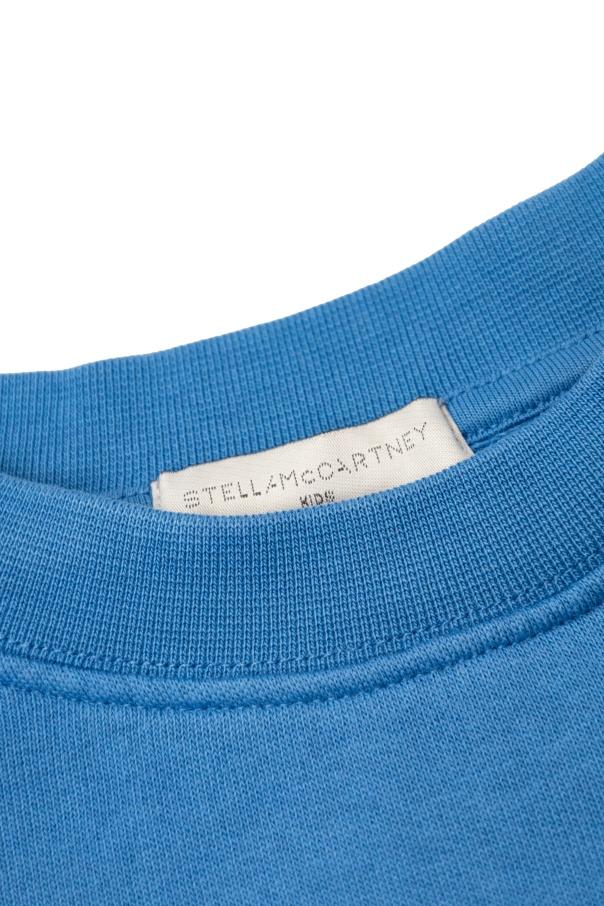 Stella Mccartney Long-sleeved Sweater In Blue