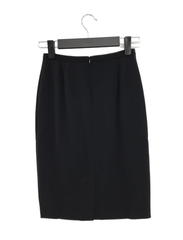 Max Mara Emblem Skirt In Black