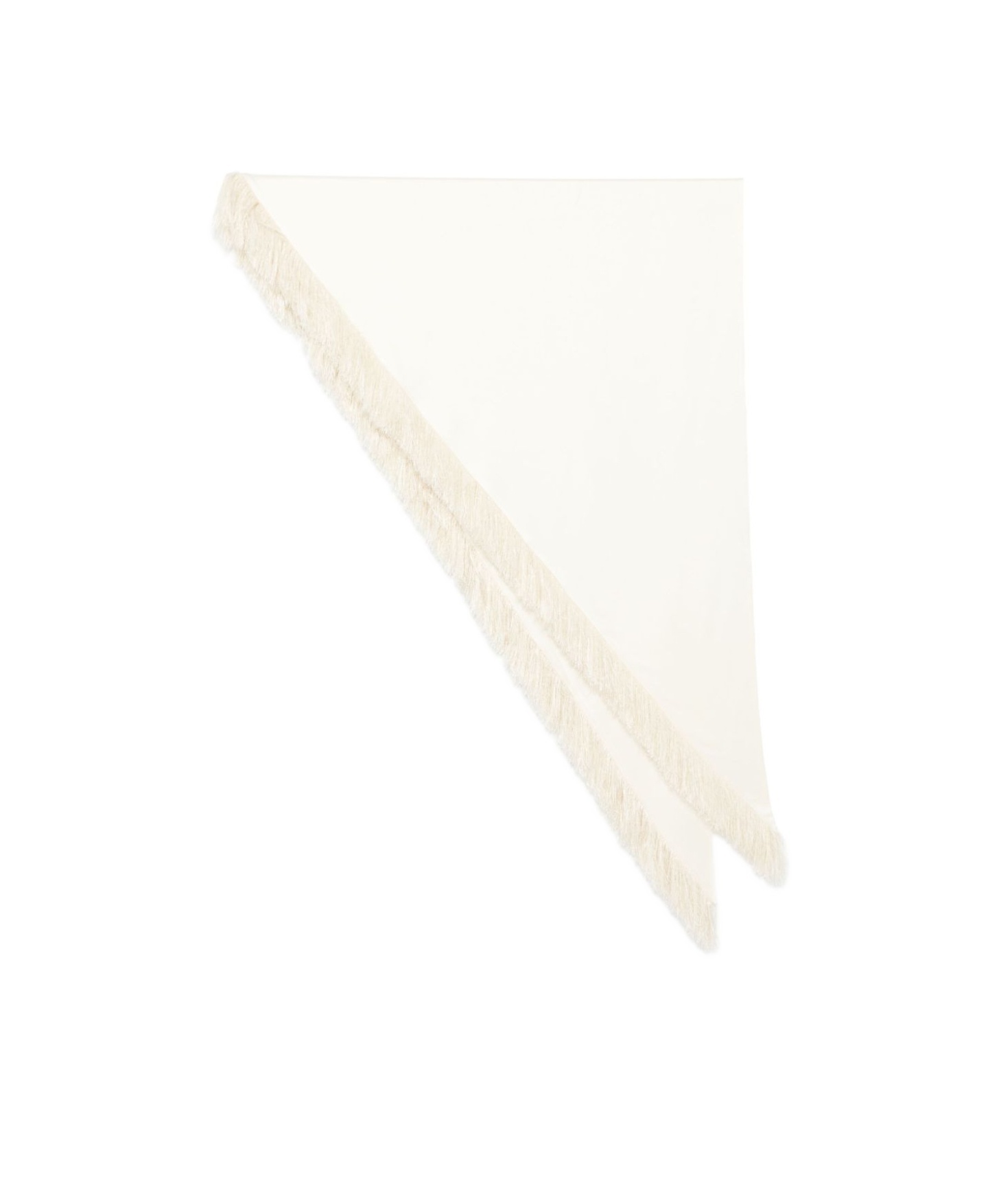 Shop Totême Fringed Scarf In White