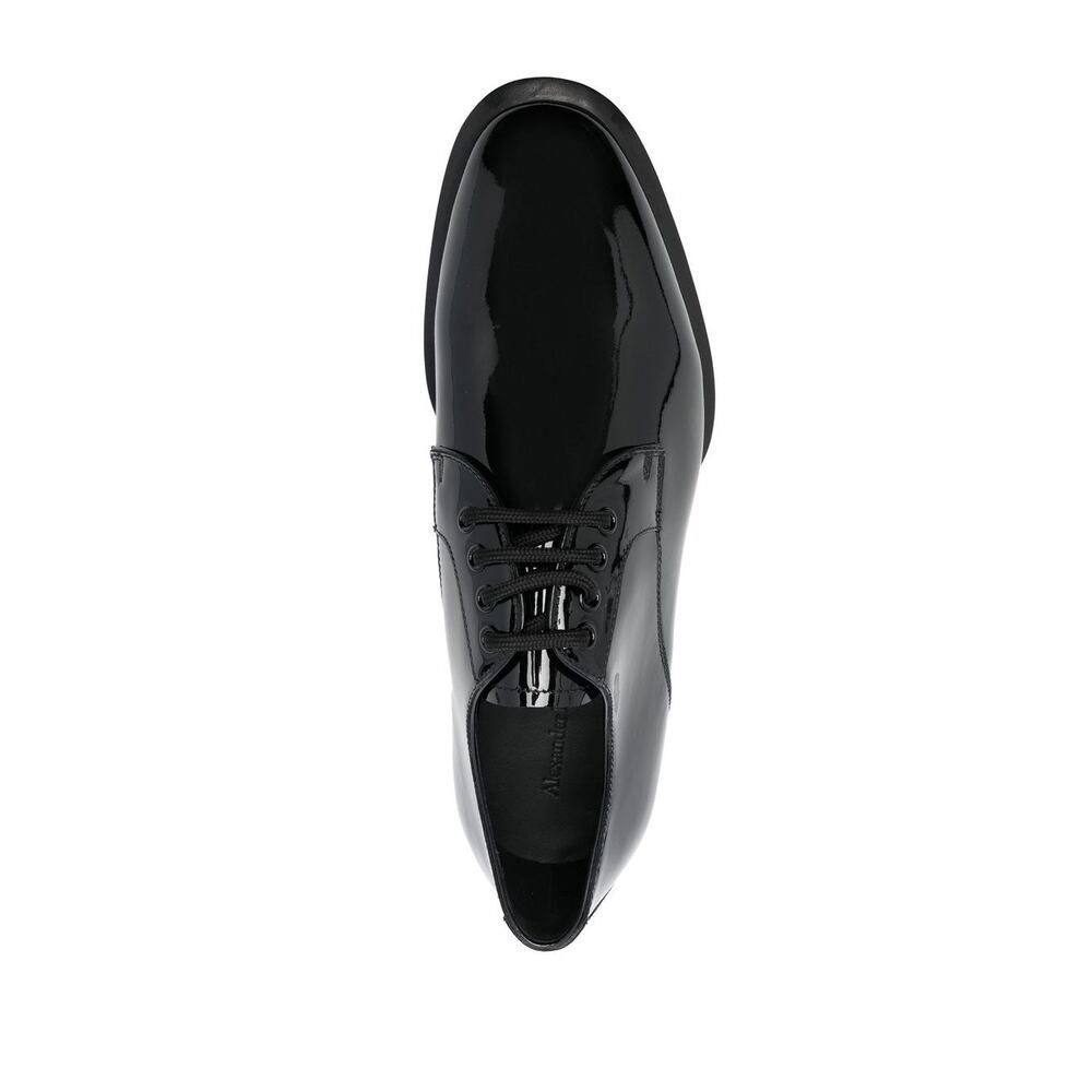 ALEXANDER MCQUEEN ALEXANDER MCQUEEN OXFORD PATENT LACE-UP SHOES
