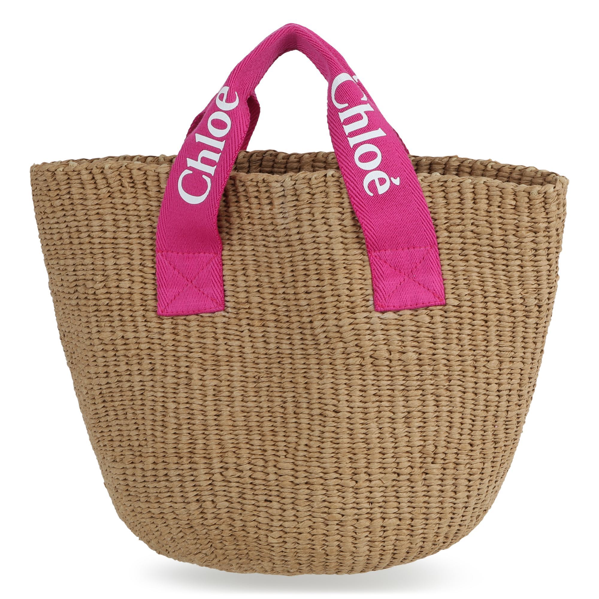 Chloé Kids X Mifuko Logo Printed Tote Bag In Brown