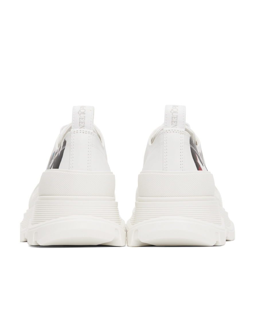 Alexander Mcqueen Tread Slick 50mm Graphic-print Sneakers In White