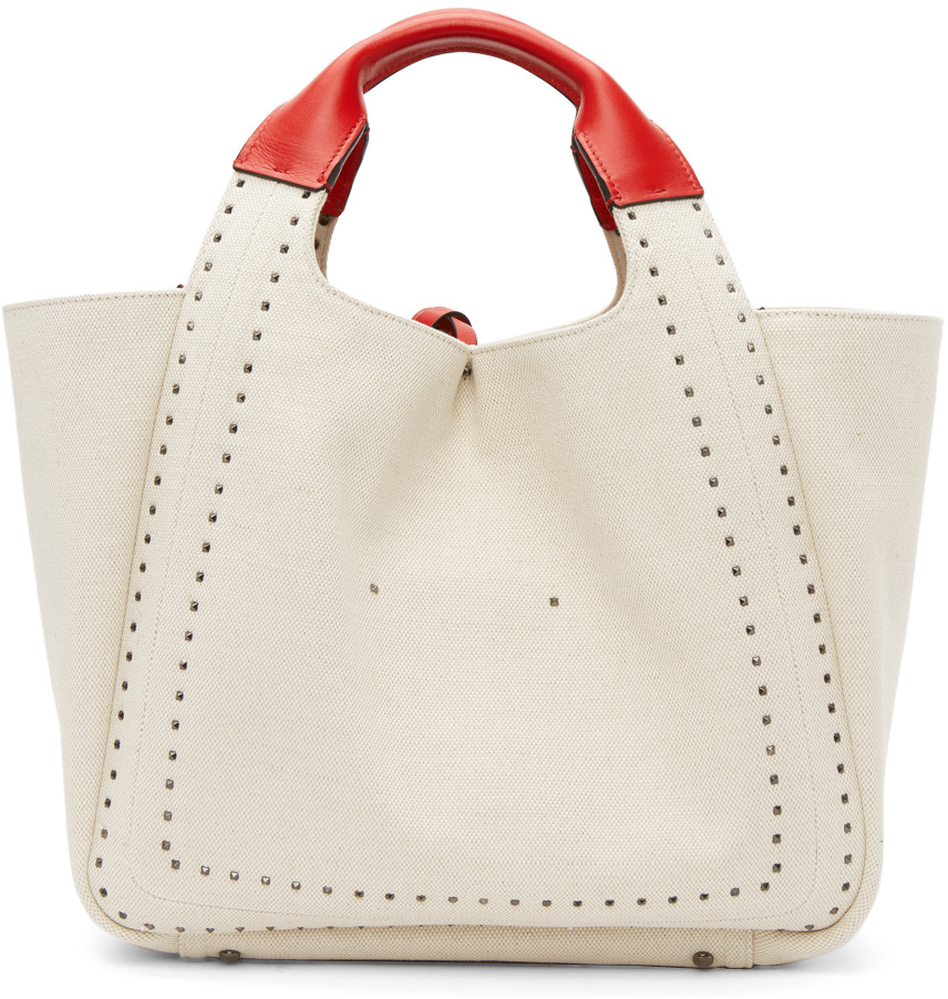 Valentino Atelier Shopping Bag In Neutral