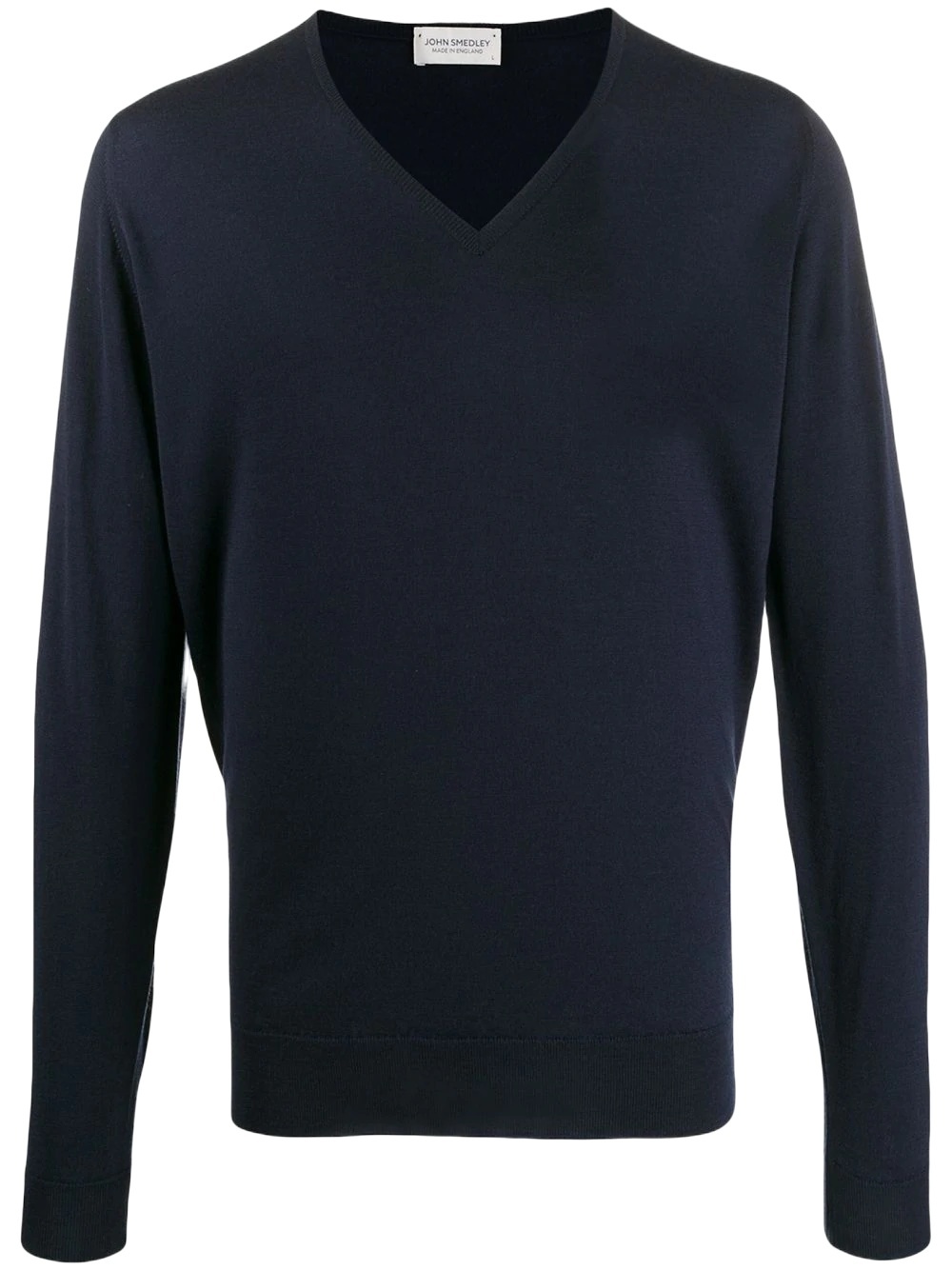 John Smedley Wool Knit Jumper In Black