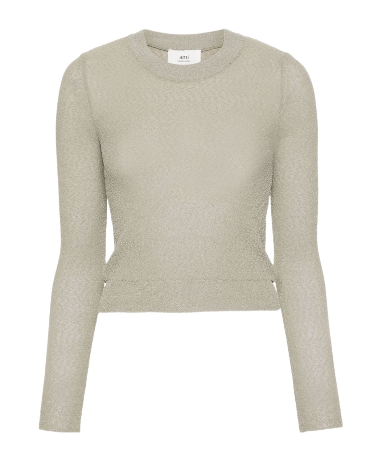 Ami Alexandre Mattiussi Ami Paris Cashmere Knit Sweater In Green