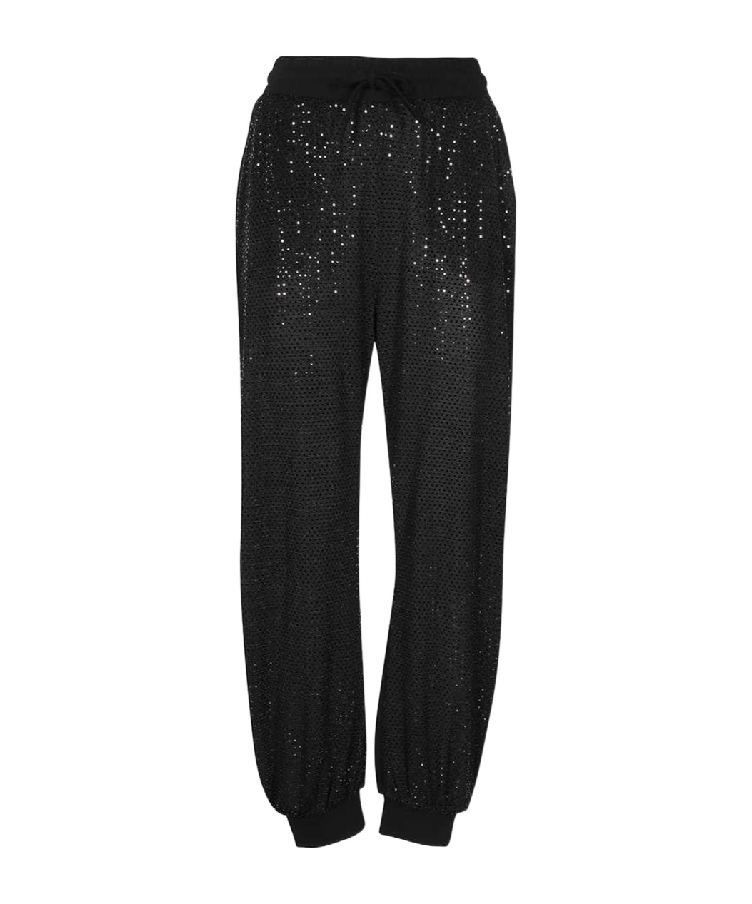 Ea7 Elastic Waist Sweatpants In Black