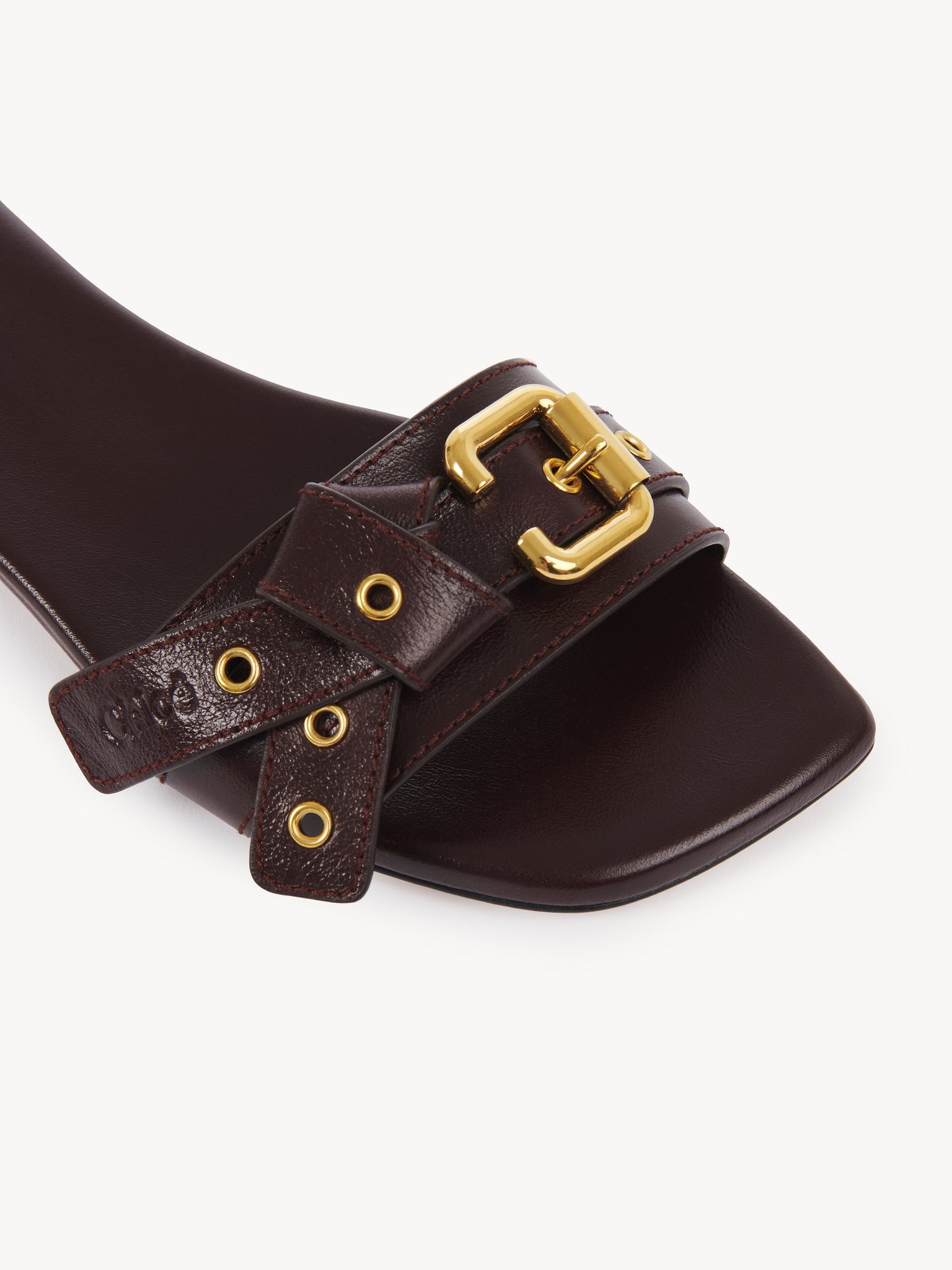 Chloé Mae Slippers In Black