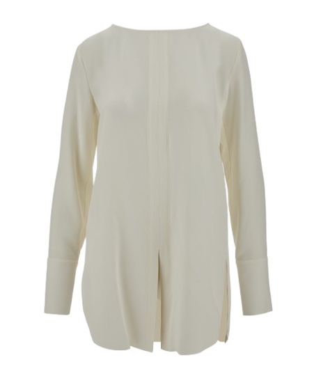 The Seafarer Long-sleeved Blouse In Gray