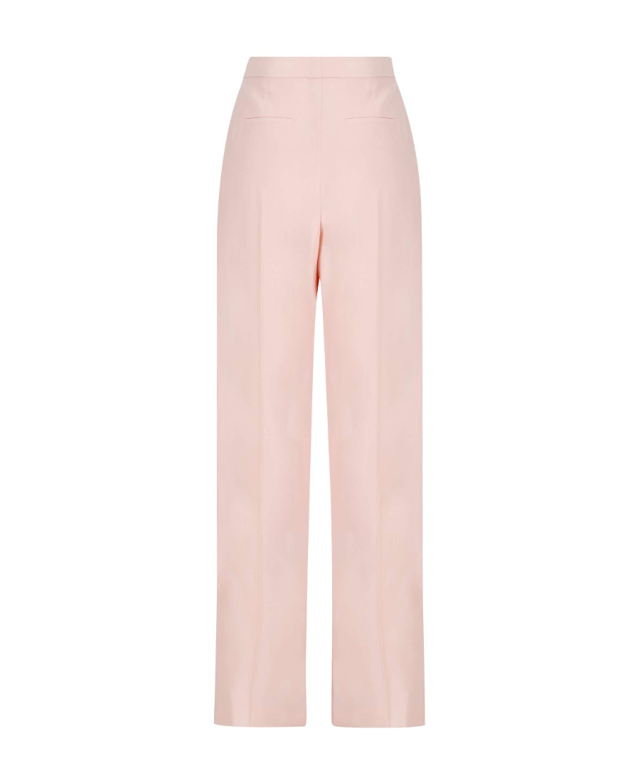 Alexander Mcqueen Pleat-detail Tailored Trousers In Pink