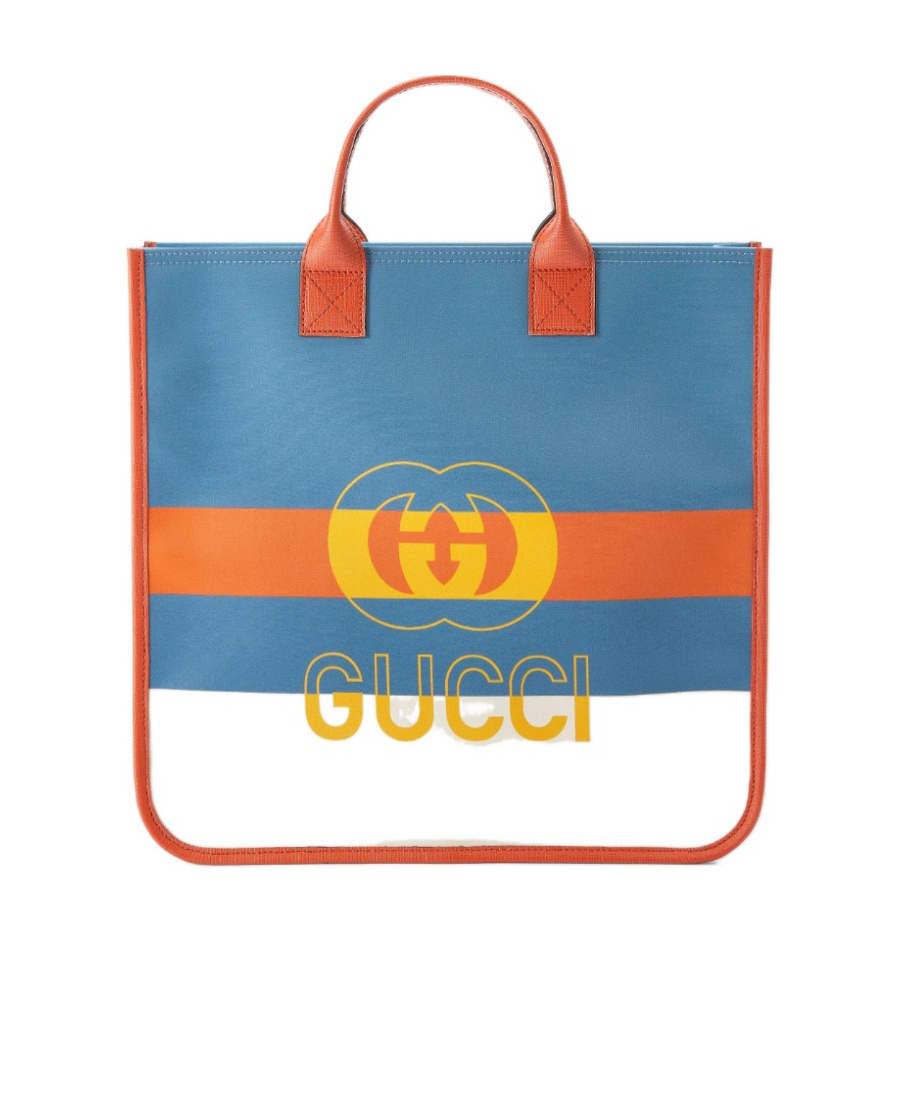 Gucci Interlocking G Canvas Tote Bag