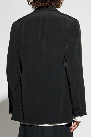 Yohji Yamamoto Single-breasted Tailored Blazer In Black