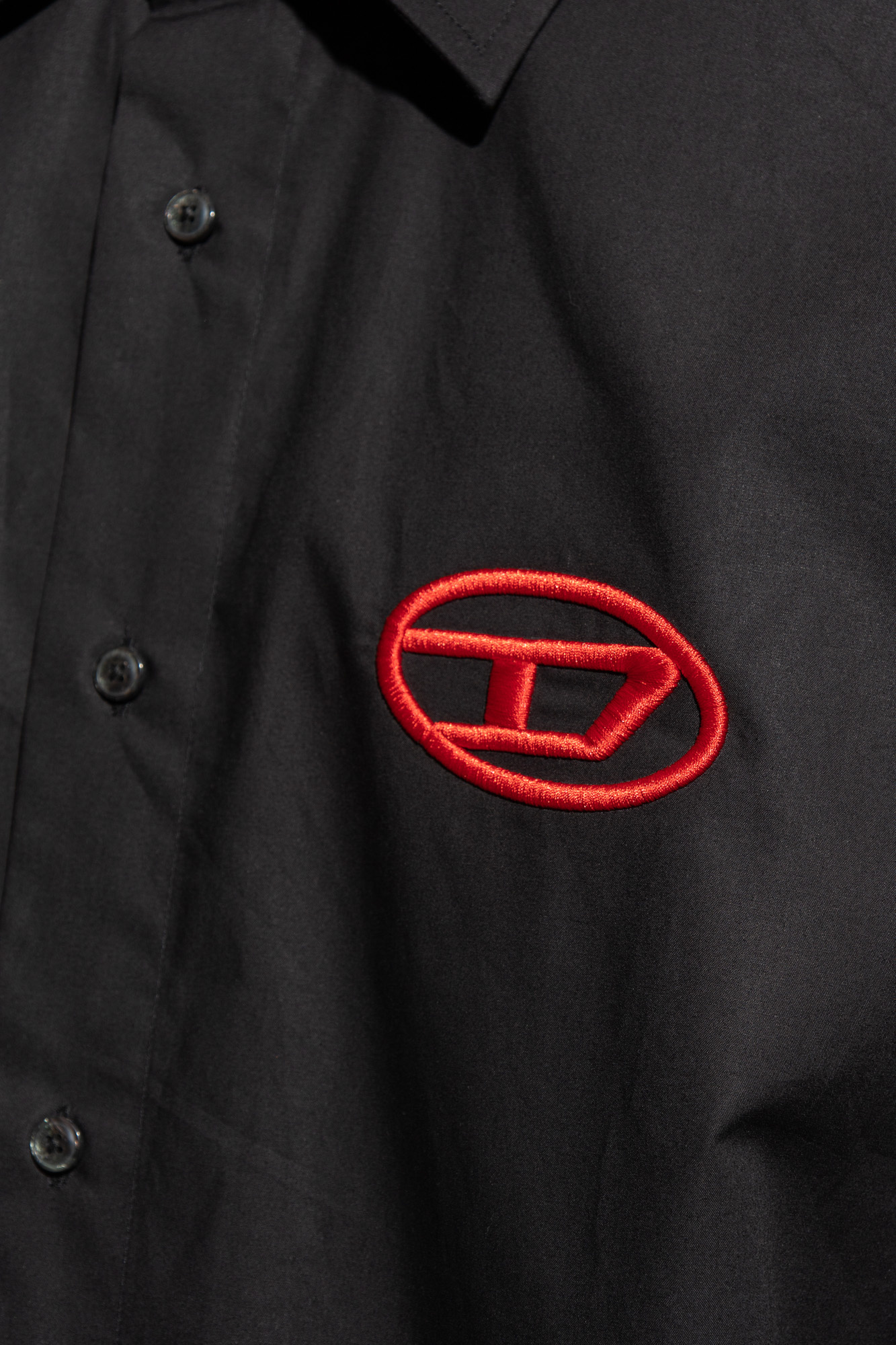 Diesel S-simply-d Shirt In Black