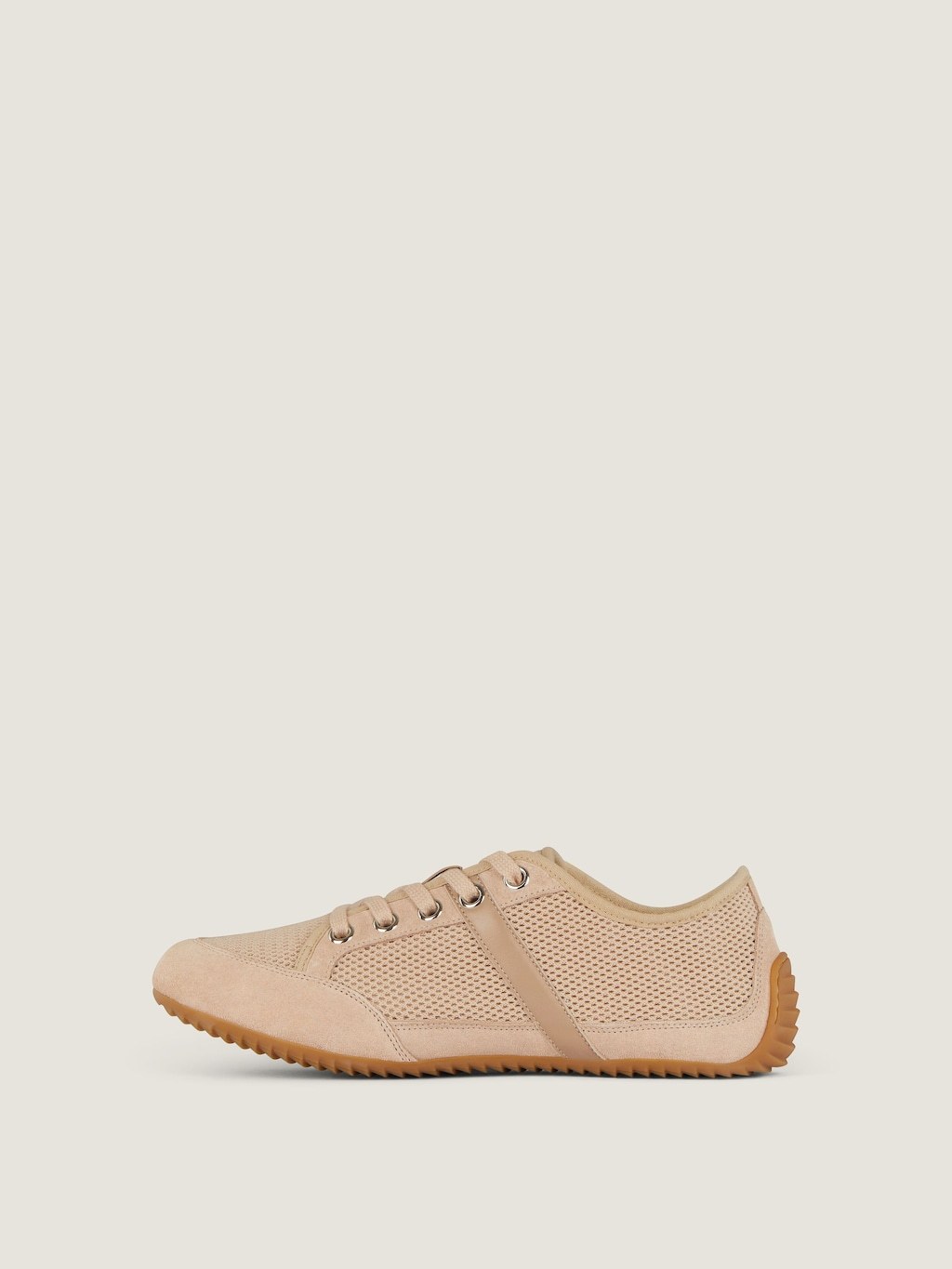 Givenchy Slim Sneakers In Mesh And Suede In Pink